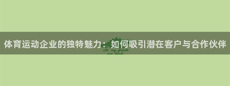 体育运动企业的独特魅力：如何吸引潜在客户与合作伙伴